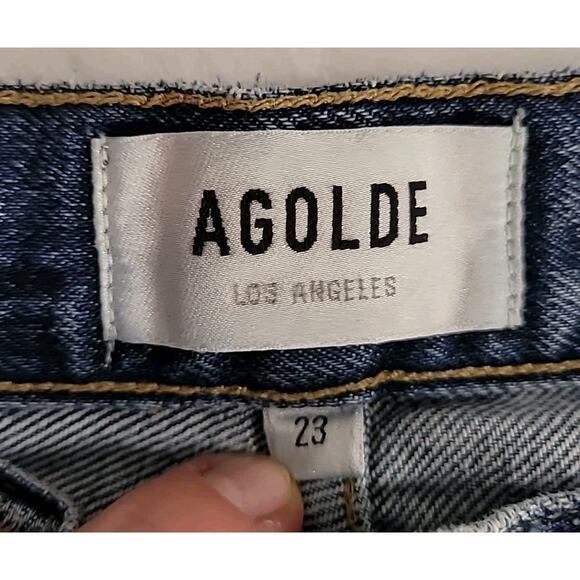AGOLDE 90s Straight Jeans Imagine Wash Sz 23 | It-Girl Denim - Picture 7 of 13